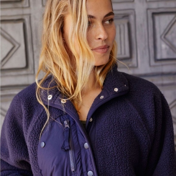 FP Movement Hit The Slopes Fleece Jacket in Eclipse - Picture 3 of 7